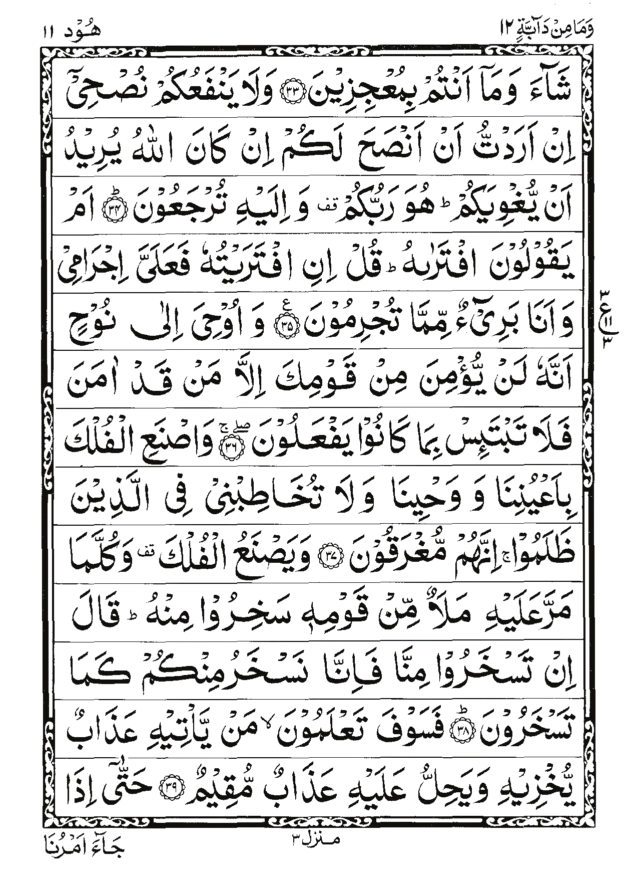 Surah Hud Page 7